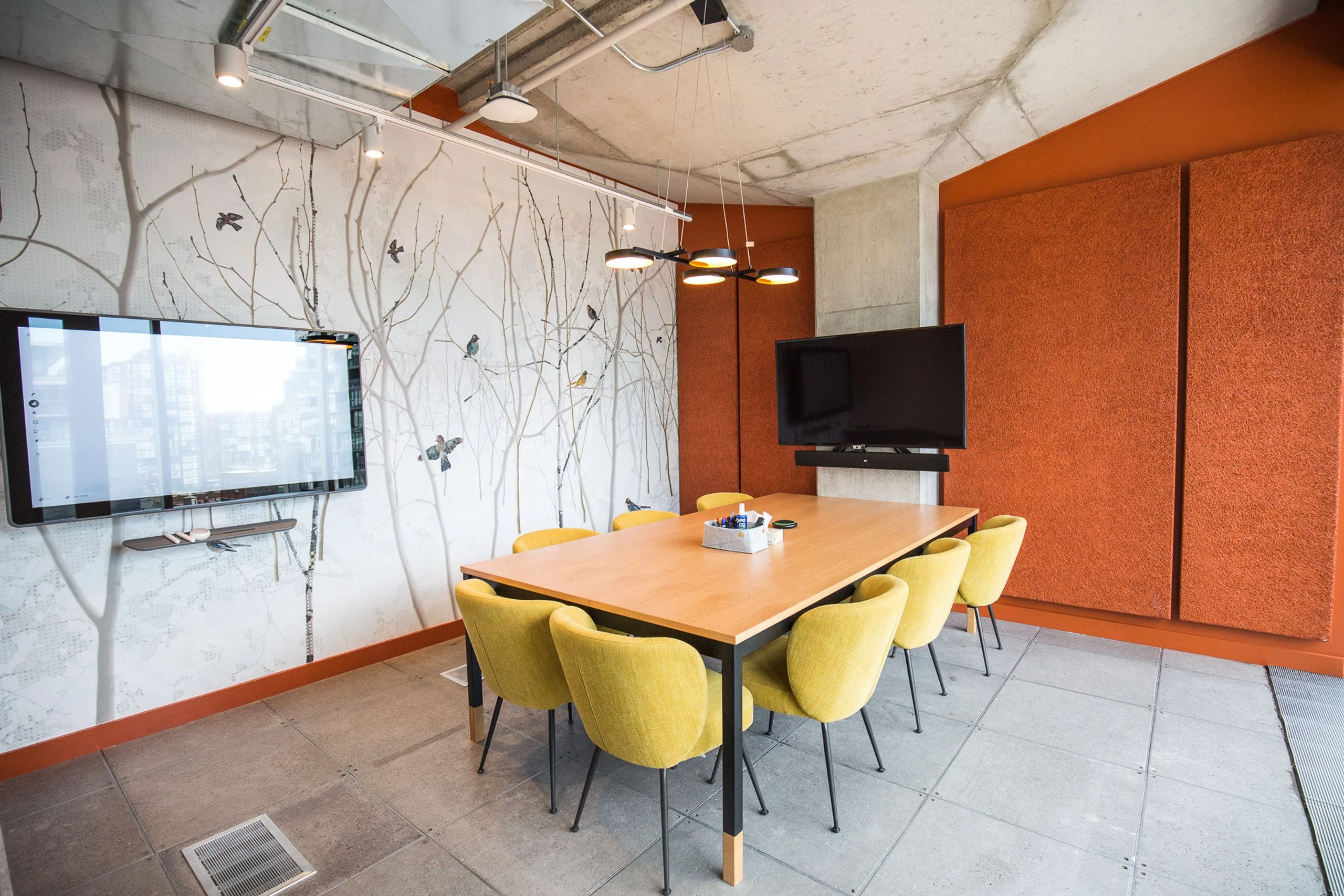 620 King mural meeting room